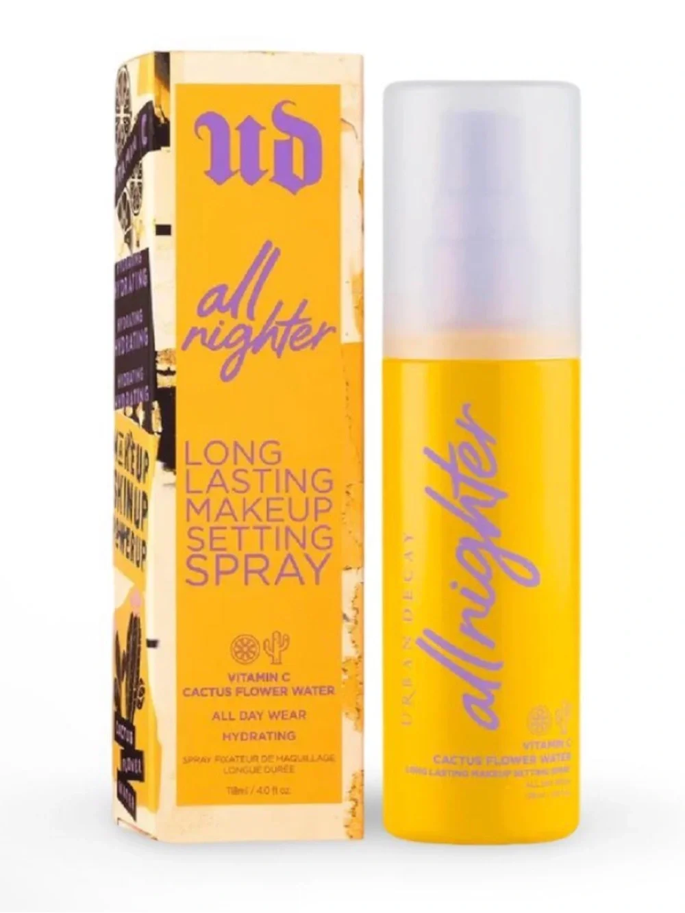 Urban Decay All Nighter Long-Lasting Makeup Setting Spray with Vitamin C 4 oz
